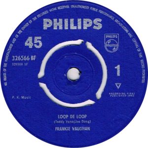 Frankie Vaughan ‎– Loop De Loop (Used Vinyl) (7'')