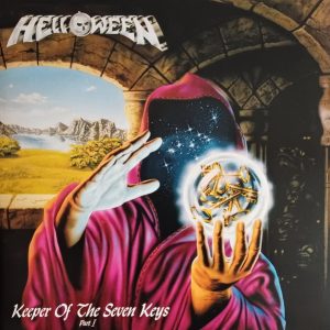 Helloween ‎– Keeper Of The Seven Keys (Part I) (Blue Splatter Vinyl)