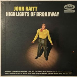 John Raitt ‎– Highlights Of Broadway (Used Vinyl)