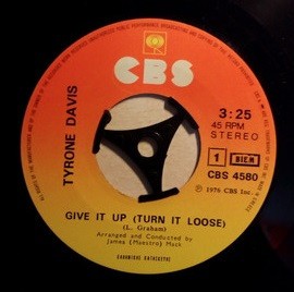 Tyrone Davis ‎– Give It Up (Turn It Loose) (Used Vinyl) (7'')