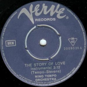 Nino Tempo Orchestra / April Stevens ‎– The Story Of Love (Used Vinyl) (7'')