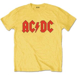 AC/DC Kids Yellow T-shirt - "AC/DC" Logo