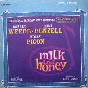 Robert Weede, Mimi Benzell, Molly Picon - Jerry Herman ‎– Milk And Honey - The Original Broadway Cast Recording (Used Vinyl)