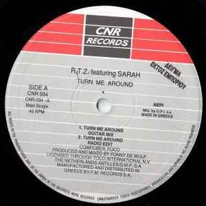 R.T.Z. featuring Sarah ‎– Turn Me Around (Used Vinyl) (12'')