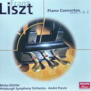 Liszt: Misha Dichter / Pittsburgh Symphony Orchestra / André Previn ‎– Piano Concertos Nos.1 & 2 (Used CD)